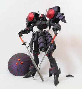 ジャンク VOLKS ボークス 1/100 ファイブスター物語 VS-IMS-02 黒騎士 バッシュ・ザ・ブラックナイト 素人塗装組立完成品 箱無 現状品 