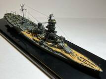 ジャンク FUJIMI フジミ 1/700 日本帝国海軍 航空戦艦 伊勢(いせ)先端パーツ破損 組立済完成品 空中線付加工品 箱無 ケース固定 現状品_画像10