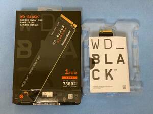 使用10時間美品 WD Black SN850X 1TB SSD NVMe WDS100T2X0E WESTERN DIGITAL ウエスタンデジタル ヒートシンク非搭載