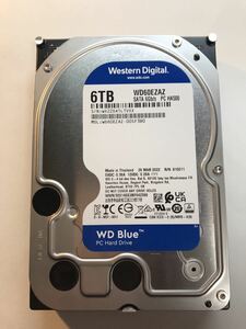 ②Western Digital/ウエスタンデジタル　3.5インチ　SATA　HDD　ハードディスクWD60EZAZ　 6TB　 