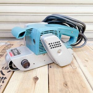 ★動作品★消耗少★マキタ　makita　電気 ベルトサンダ　9900B　ベルトサンダー　サンダー　やすり　ヤスリ　研磨　電動工具　100V