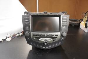 動作確認済 39050-SEA-9430-M1 ナビモニター CL7 後期 アコード外し 画面 カーナビ CD AM FM CL8 CL9 CM1 CM2 CM3 ホンダ 純正 @4580s