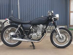 宮城県発 ヤマハ SR400 RH01J H19年式 キャブ 検R7年5月まで 良好 社外マフラー 中古 売切!!