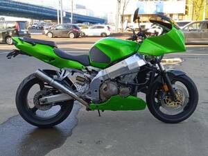 宮城県発 カワサキ ZX-9R ZX2E ZX900CE 初度H12年 検R7年4月まで 社外マフラー 中古 売切!!