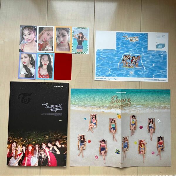 twice Summer Nights CD、ポスター、カード、付録セット