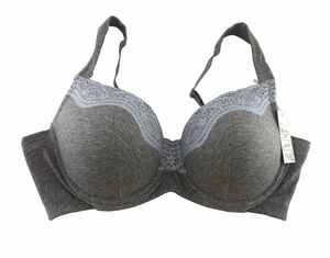 SI8371-4* new goods bra bust on race strap adjustment possible stretch wire entering D75 size gray postage 350 jpy 
