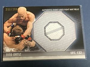 288枚限定 ティト・オーティズ オクタゴンマットカード TOPPS UFC KNOCKOUT 2012