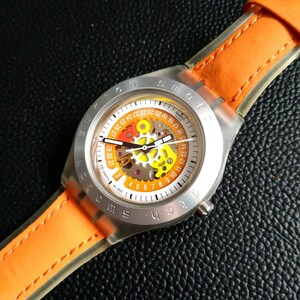 Swatch IRONY AUTOMATIC DIAPHANE 自動巻き - Wind Up (SVDK4001) 