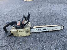 STIHL 011AVT スチール エンジンチェーンソー TP2715 始動駆動確認_画像4