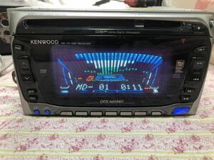 KENWOOD　MD CDデッキ　DPX-660MD　動作可　中古品