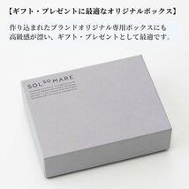 SOLSOMARE ソルソマーレ レザー 二つ折り財布 オレンジ 本革 牛革 日本製 カナーレ Canale メンズ レディース 男性 女性 ウォレット_画像9