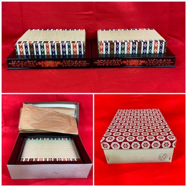 Long-term storage item, Oyadai, Foil stamping, Hina doll props, Wooden hinadan, Hina dolls, Props, Male and female Hina dolls, Box included [yo43], season, Annual event, Doll's Festival, Hina doll