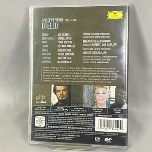 中古DVD VERDI OTELLO KARAJAN オテロ ジュゼッペ・ヴェルディ(1813-1901)【112-2】の画像3