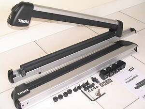 ⑭【希少】THULE スーリー★th739 エクステンダー(ウイングバー、エアロバー、スクエアバー用)後期モデル★スライド/カギ付/USED