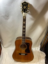 u52065 Tomson [GW-530] 中古 フォークギター 背面白濁あり ペグ交換_画像1