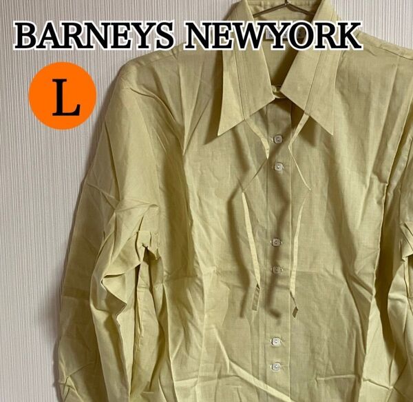 BARNEYS NEWYORK バーニーズニューヨーク シャツ トップス アンサンブル 黄色系 黄緑系 レディース 日本製 Lサイズ【C15】