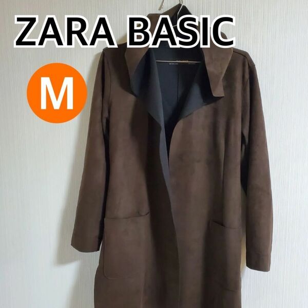 ZARA BASIC ザラベーシック アウター　コート ジャケット ブラウン系 Mサイズ【CT12】