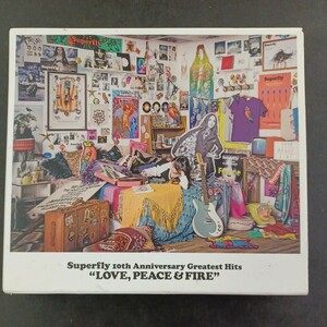 CD_11】 Superfly 10th Anniversary Greatest Hits 『LOVE PEACE & FIRE』スーパーフライ 3枚組