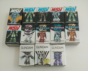 森永チョコスナック　ガンダム　プラモデル　色々13個まとめて　箱傷み有　説明書折れ有　未組み立て品