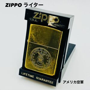 ZIPPO Zippo ジッポ ジッポー ジッポライター オイルライター ライター アメリカ アメリカ空軍 AIR FORCE 喫煙グッズ ゴールド TI 