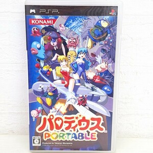KONAMI コナミ パロディウス PORTABLE PSP ゲームソフト ゲーム ソフト UMD 説明書 パロディウスポータブル PSPソフト WK