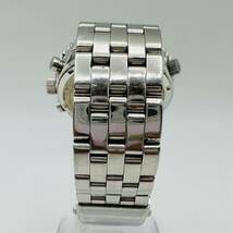 144 REGALO レガロ メンズ腕時計 腕時計 時計 クオーツ クォーツ Quartz クロノグラフ 10ATM RG6003 ステンレススチール 3針 シルバー NK_画像4