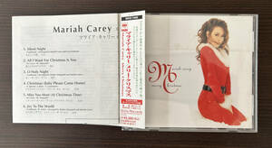 送料無料●良品 マライア・キャリー メリー・クリスマス 帯 歌詞カード ＣＤ●Mariah Carey Merry Christmas