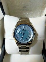 ◎美品希少 CASIO OCEANUS Classic Line オシアナス OCW-S100P-2AJF Classic Line 白蝶貝文字盤_画像1