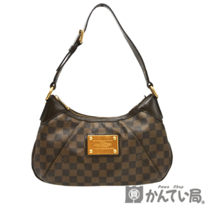 18945 LOUIS VUITTON【ルイ・ヴィトン】N48180 テムズPM ダミエ エベヌ セミショルダーバッグ ワンショルダー ハンドバッグ 鞄【中古】