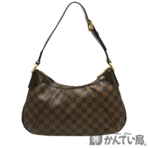 18945 LOUIS VUITTON【ルイ・ヴィトン】N48180 テムズPM ダミエ エベヌ セミショルダーバッグ ワンショルダー ハンドバッグ 鞄【中古】_画像2