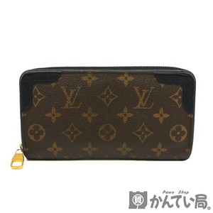 19007 LOUIS VUITTON【ルイ・ヴィトン】M61855 ジッピーウォレット レティーロ モノグラム ブラック ノワール ラウンドファスナー長財布