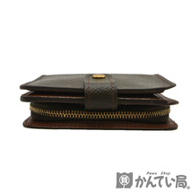 18969 LOUIS VUITTON【ルイ・ヴィトン】M61667 コンパクト ジップ 二つ折り財布 モノグラム ウォレット【中古】USED-B_画像5