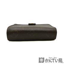 18969 LOUIS VUITTON【ルイ・ヴィトン】M61667 コンパクト ジップ 二つ折り財布 モノグラム ウォレット【中古】USED-B_画像6