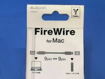 未使用【 エレコム / ELECOM 】Fire Wire for Mac ケーブル2m【 IE-992WH 】パソコン周辺 YP_画像6