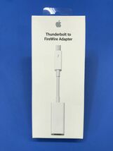 未使用【 アップル / Apple 】Thunderbolt to Fire Wire Adapter【 A1463 / MD464ZM/A 】アダプター YP_画像1