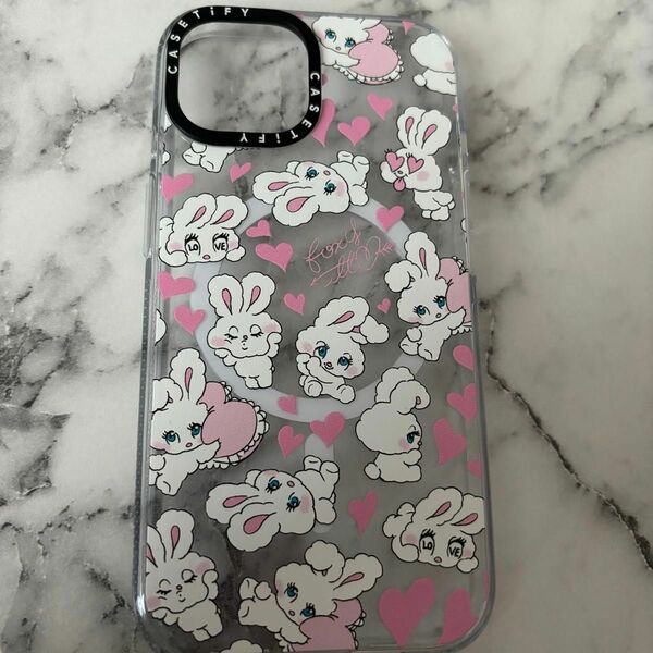 Sweetheart Print クリア15 iPhone CASETiFY