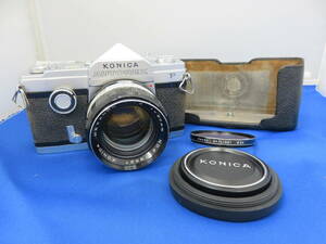 ＃1015　 KONICA AUTOREX P フィルムカメラ 一眼レフカメラ ボディ HEXANON F1.4 57mm レンズ シャッターOK