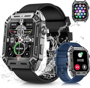  smart watch 1.91 -inch large screen 2 kind band attaching IP68 waterproof telephone call function,,