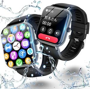  smart watch super thin type 1.83 -inch screen IP68 waterproof telephone call with function..