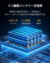 ポータブル電源 大容量 リチウムイオン電池 640Wh/200000mAh ジャンプスターター機能付 防災,,.._画像4