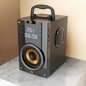 2200mAh 4.2 ワイヤレス Bluetooth スピーカー Led 3D サラウンドステレオサブウーファーのTF FM AUX　ラジオ
