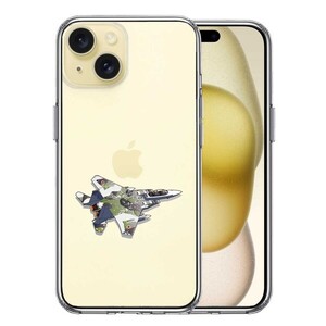 iPhone15Plus ケース クリア 航空自衛隊 F-15J アグレッサー スマホケース 側面ソフト 背面ハード ハイブリッド