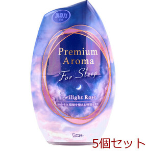 お部屋の消臭力 Premium Aroma For Sleep トワイライトローズ 400mL 5個セット