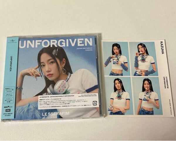 カズハ　ソロジャケット 盤　 CD UNFORGIVEN 