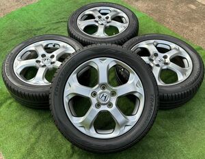 ホンダ ストリーム 純正17インチホイール 6J +55 PCD 114.3 穴5 TOYO TIRES ラジアルタイヤ205/55R17 4本セット★AN183