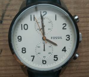 Fossil(フォッシル)　メンズ腕時計　FS4932　クロノメーター　動作未確認　ジャンク品