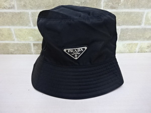 ★0210A PRADA プラダ 帽子/ハット Lサイズ