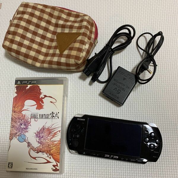 SONY PlayStationPortable PSP-3000 ブラック　FF零式ソフト