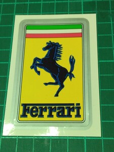1976 1977 Ferrari emblem sticker supercar boom at that time thing 208 246 308 328 348 365 gt4 bb gtc gtb 512 400 312t ferrari