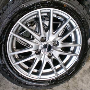 EXCEEDER 14×5.5 PCD100 +50★深溝スタッドレス 165/60R14 ダンロップ 4本の画像4